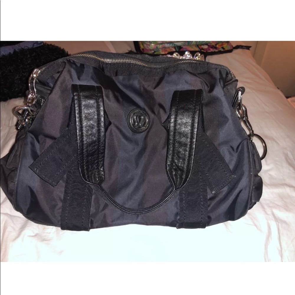 Black Lululemon Mini Duffel Bag